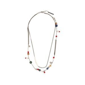 Dries Van Noten Men Double Chain Necklace